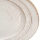 Elite Global Solutions 21" x 15" Oval Della Terra Platter - Melamine, Off White Stone (M1521OVST-OWD) thumbnail 4