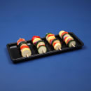 Elite Global Solutions Rectangular Serving Tray - 15"L x 6"W, Melamine, Black (M1561-B) thumbnail 7