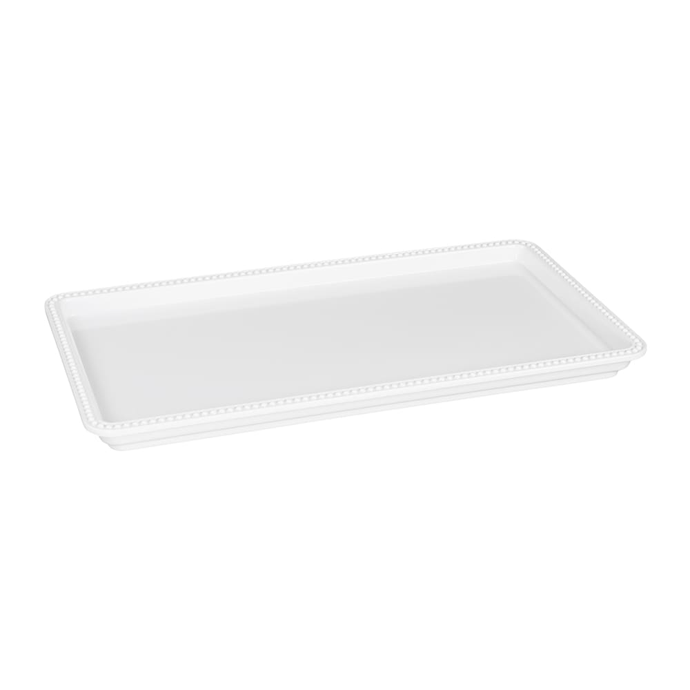 Elite Global Solutions Rectangular Serving Tray - 15"L x 8"W, Melamine, White (M1581-NW)