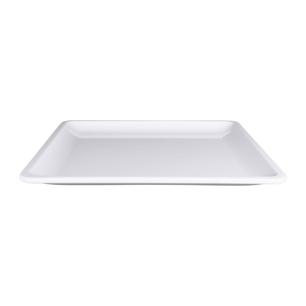 Elite Global Solutions 16" Sqaure Olympus Platter - Melamine, White (M16118SQ-W)