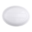 Elite Global Solutions 16" x 12" Oval Olympus Platter - Melamine, White (M1612OV-W) thumbnail 4