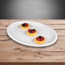 Elite Global Solutions 16" x 12" Oval Olympus Platter - Melamine, White (M1612OV-W) thumbnail 6
