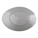 Elite Global Solutions 16 1/2" x 12" Oval Della Terra Dish - Melamine, Gray (M16512OV-G) thumbnail 3