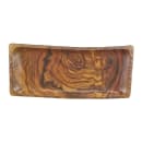 Elite Global Solutions 16 1/8" x 7" Rectangular Sequoia Platter - Melamine, Wood Pattern (M1671RC-SEQ) thumbnail 2
