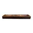 Elite Global Solutions 16 1/8" x 7" Rectangular Sequoia Platter - Melamine, Wood Pattern (M1671RC-SEQ) thumbnail 3