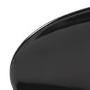 Elite Global Solutions 16" x 7 3/4" Oval Moderne Platter - Melamine, Black (M167P-B) thumbnail 5