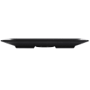 Elite Global Solutions 16" x 8" Rectangular Symmetry Platter - Melamine, Black (M168RC-B) thumbnail 3