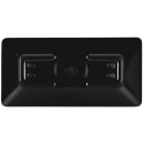 Elite Global Solutions 16" x 8" Rectangular Symmetry Platter - Melamine, Black (M168RC-B) thumbnail 4