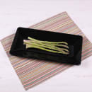 Elite Global Solutions 16" x 8" Rectangular Symmetry Platter - Melamine, Black (M168RC-B) thumbnail 6