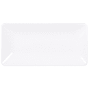 Elite Global Solutions 16" x 8" Platter - Rectangular Symmetry - Melamine, Display White (M168RC-NW) thumbnail 2