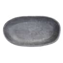Elite Global Solutions 89 oz Oval Melamine Serving Bowl, Coal (M1693OV-CO) thumbnail 3