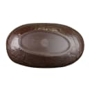 Elite Global Solutions 89 oz Oval Melamine Serving Bowl, Wood Pattern (M1693OV-SEQ) thumbnail 4