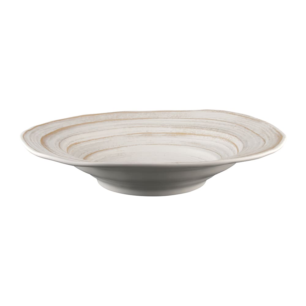 Elite Global Solutions 3 1/2 qt Round Melamine Serving Bowl, Off White Stone (M16BST-OWD)