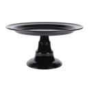Elite Global Solutions 16" Round Plate Stand - 8 1/2"H, Melamine, Black (M16RPKT-B) thumbnail 3