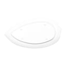 Elite Global Solutions 17 3/4" x 9 1/2" Leaf Shaped Tropicana Platter - Melamine, White (M179PL-NW) thumbnail 4