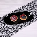 Elite Global Solutions 16 1/2" x 7 1/2" Oval Classic Platter - Melamine, Black (M17RC-B) thumbnail 6