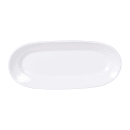 Elite Global Solutions 16 1/2" x 7 1/2" Oval Classic Platter - Melamine, White (M17RC-NW) thumbnail 2