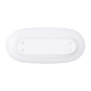 Elite Global Solutions 16 1/2" x 7 1/2" Oval Classic Platter - Melamine, White (M17RC-NW) thumbnail 4