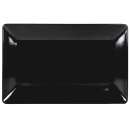 Elite Global Solutions 18" x 11 1/2" Rectangular Symmetry Platter - Melamine, Black (M1811RC-B) thumbnail 2