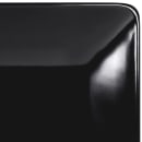 Elite Global Solutions 18" x 11 1/2" Rectangular Symmetry Platter - Melamine, Black (M1811RC-B) thumbnail 5