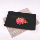 Elite Global Solutions 18" x 11 1/2" Rectangular Symmetry Platter - Melamine, Black (M1811RC-B) thumbnail 6