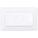 Elite Global Solutions 18" x 11 1/2" Rectangular Symmetry Platter - Melamine, Display White (M1811RC-NW) thumbnail 4