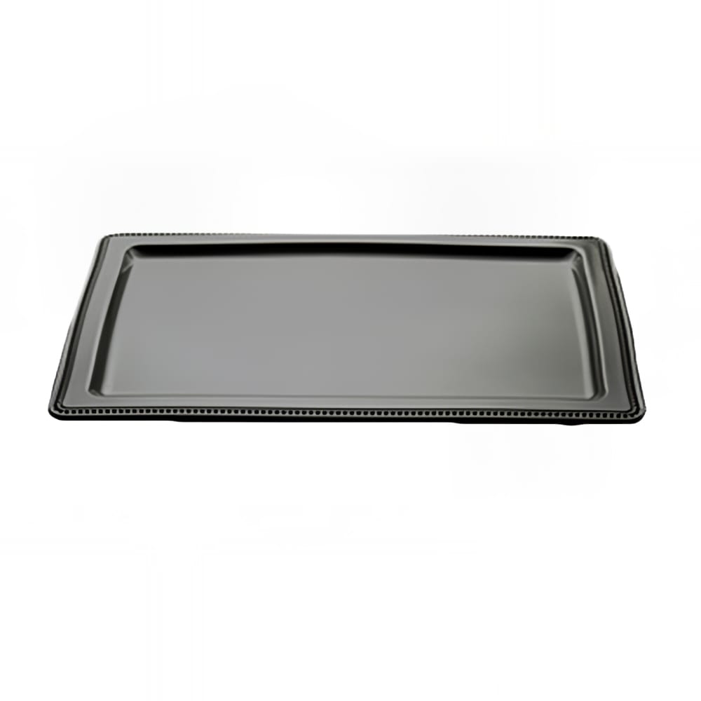 Elite Global Solutions Rectangular Serving Tray - 18"L x 12"W, Melamine, Black (M1812RC-B)
