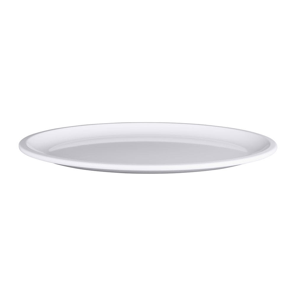 Elite Global Solutions 18" x 13" Oval Olympus Platter - Melamine, White (M1813118OV-W)