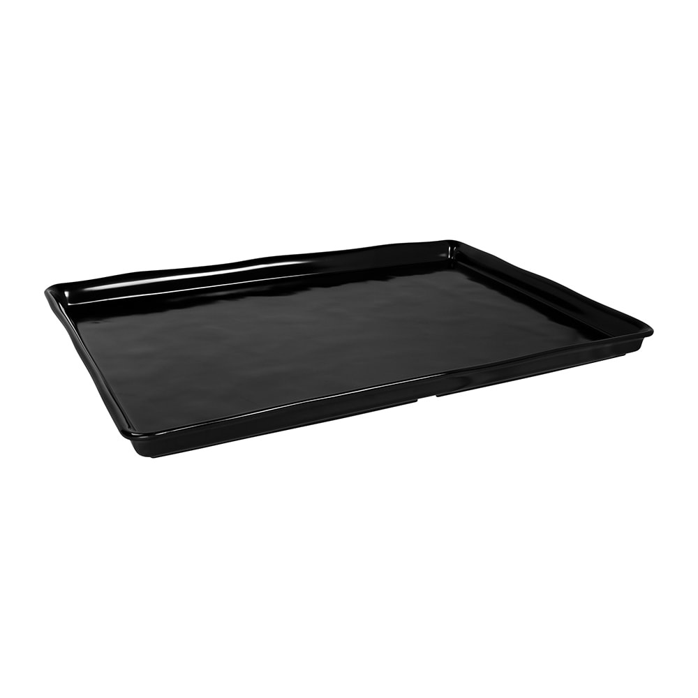 Elite Global Solutions Rectangular Serving Tray - 26"L x 18"W, Melamine, Black (M1826-B)