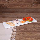 Elite Global Solutions Rectangular Sierra Serving Board - 18" x 6", Melamine, Faux Carrera Marble (M186RCM-C) thumbnail 7