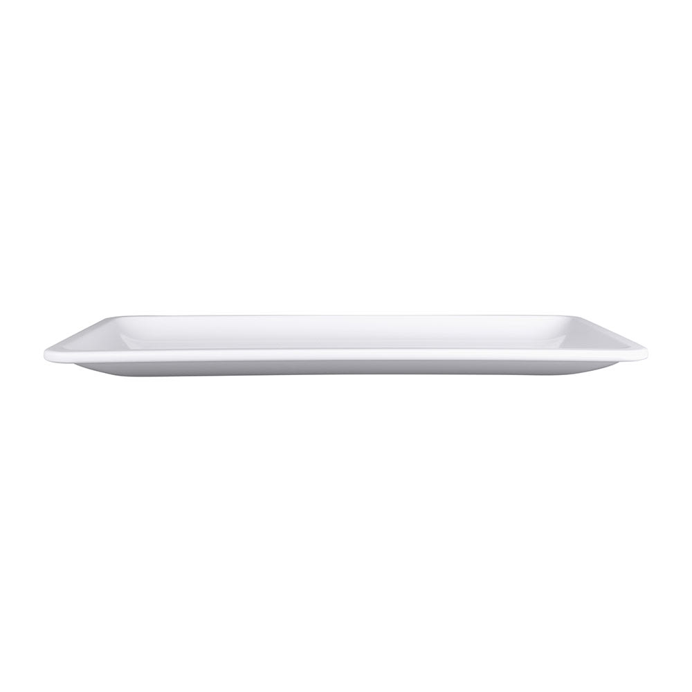 Elite Global Solutions 18" x 9" Rectangular Olympus Platter - Melamine, White (M189RC-W)