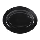 Elite Global Solutions 18" x 14" Oval Classic Platter - Melamine, Black (M18OV-B) thumbnail 2