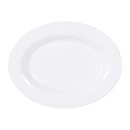 Elite Global Solutions 18" x 14" Oval Classic Platter - Melamine, White (M18OV-NW) thumbnail 2