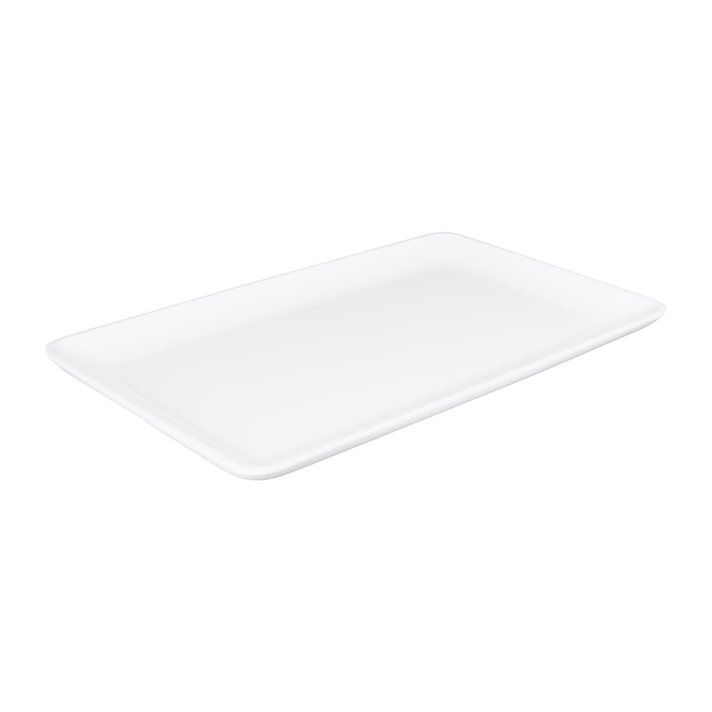 Elite Global Solutions Rectangular Serving Tray - 20"L x 11"W, Melamine, White (M2011RC-NW)
