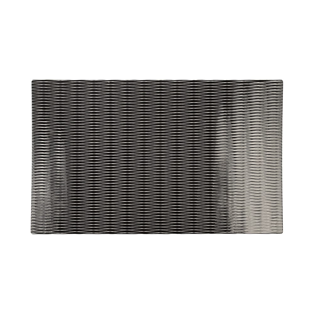 Elite Global Solutions Rectangular Melamine Display Tray - 20 7/8" x 12 3/4", Black (M2012RC-B)