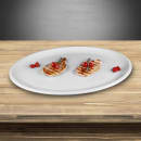Elite Global Solutions 21" x 15" Oval Olympus Platter - Melamine, White (M2115OV-W) thumbnail 6