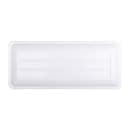 Elite Global Solutions 21" x 9" Rectangular Olympus Platter - Melamine, White (M219RC-W) thumbnail 4