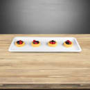 Elite Global Solutions 21" x 9" Rectangular Olympus Platter - Melamine, White (M219RC-W) thumbnail 6