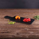 Elite Global Solutions Rectangular Serving Board - 10 1/2" x 5 1/2", Black Slate (M510RC-B) thumbnail 6