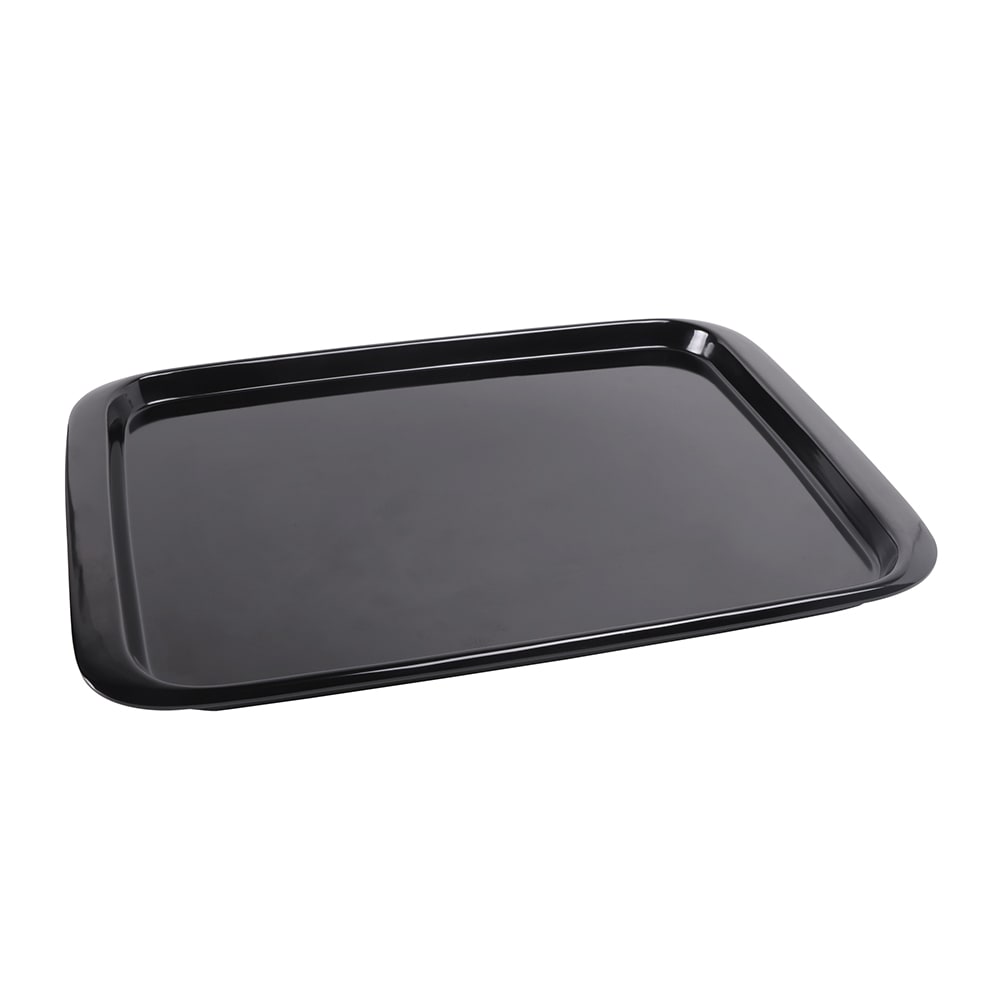 Elite Global Solutions Rectangular Serving Tray - 17 7/8"L x 12 1/2"W, Melamine, Black (M5116T-B)