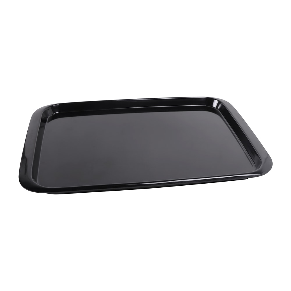 Elite Global Solutions Rectangular Serving Tray - 19 3/4"L x 13 1/2"W, Melamine, Black (M5118T-B)