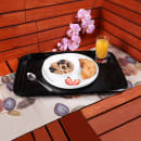 Elite Global Solutions Rectangular Serving Tray - 19 3/4"L x 13 1/2"W, Melamine, Black (M5118T-B) thumbnail 6