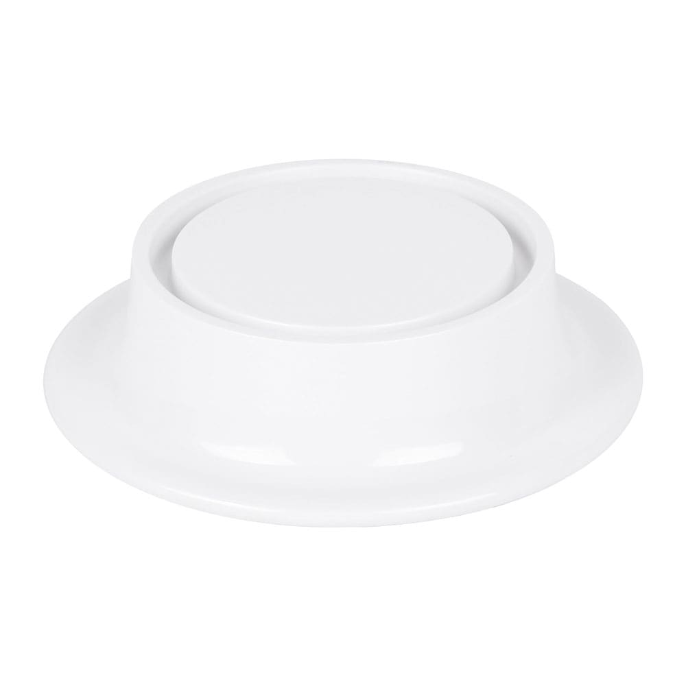 Elite Global Solutions 5" Round Pedestal Riser - 1 1/2", Melamine, White (M5P-NW)