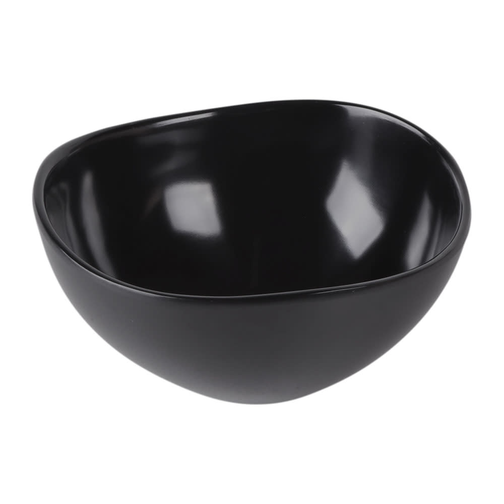 Elite Global Solutions 24 oz Oval Melamine Bowl, Black (M65OV-B)
