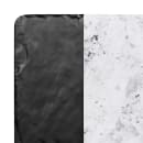 Elite Global Solutions Rectangular Horizon Slate Serving Board - 14 1/4" x 7", Melamine, Black Slate/Faux Horizon Marble (M714RCSM-BH) thumbnail 5