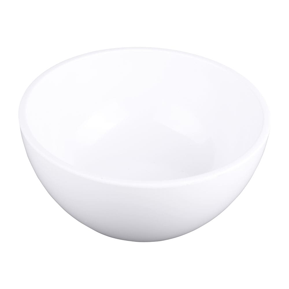 Elite Global Solutions 1 1/4 qt Round Melamine Serving Bowl, White (M738R-W)