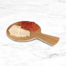 Elite Global Solutions 7" Round Fo Bwa Serving Board - Melamine, Faux Bamboo (M7RW-BB) thumbnail 6