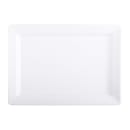 Elite Global Solutions 12" x 8 1/4" Rectangular Vogue Platter - Melamine, White (M812RC-W) thumbnail 2