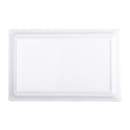 Elite Global Solutions 13" x 8 3/8" Rectangular Vogue Platter - Melamine, White (M8131RC-W) thumbnail 4