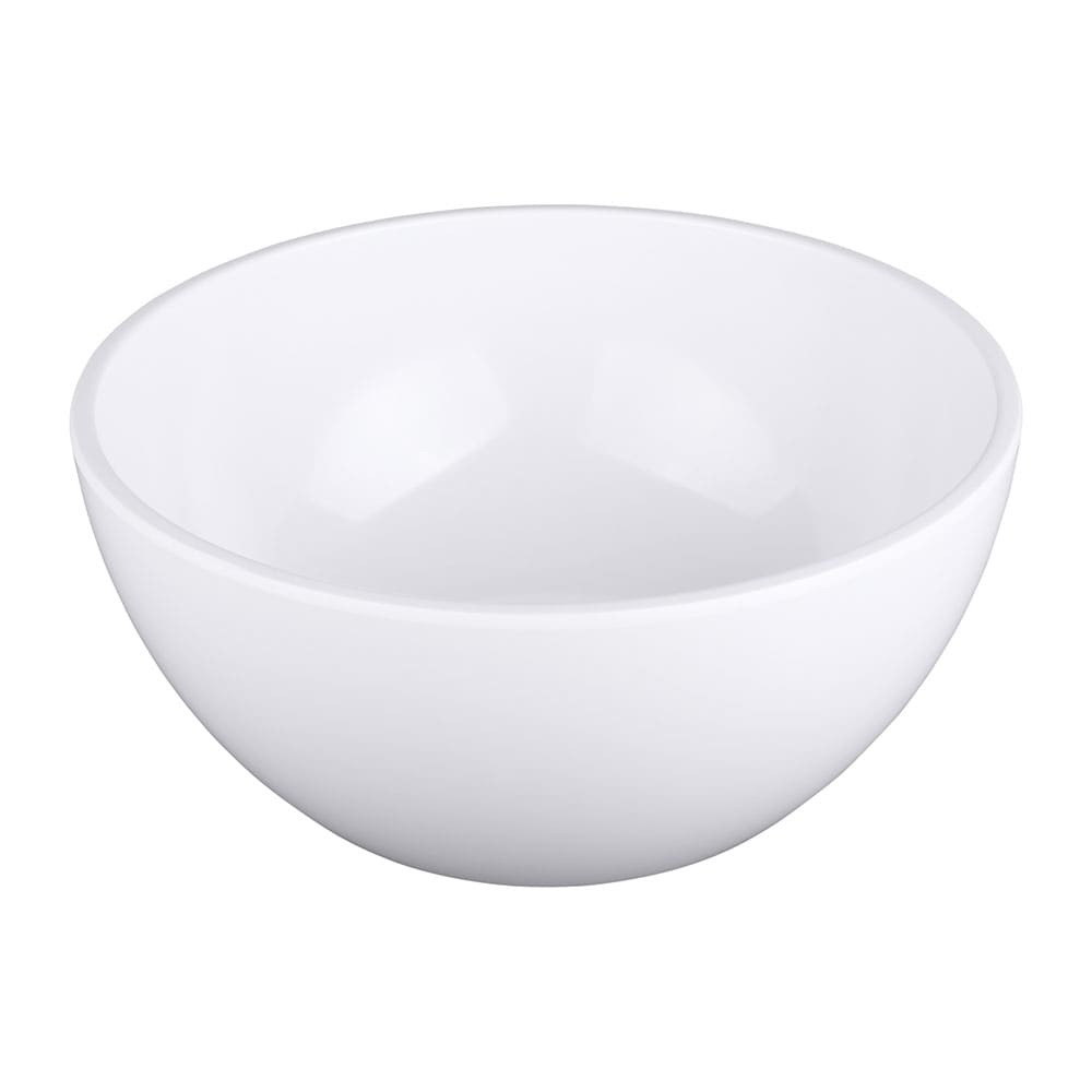 Elite Global Solutions 1 3/4 qt Round Melamine Serving Bowl, White (M818R-W)
